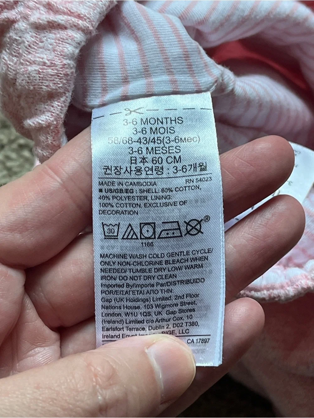 GAP Pink Hooded Baby Matching Set